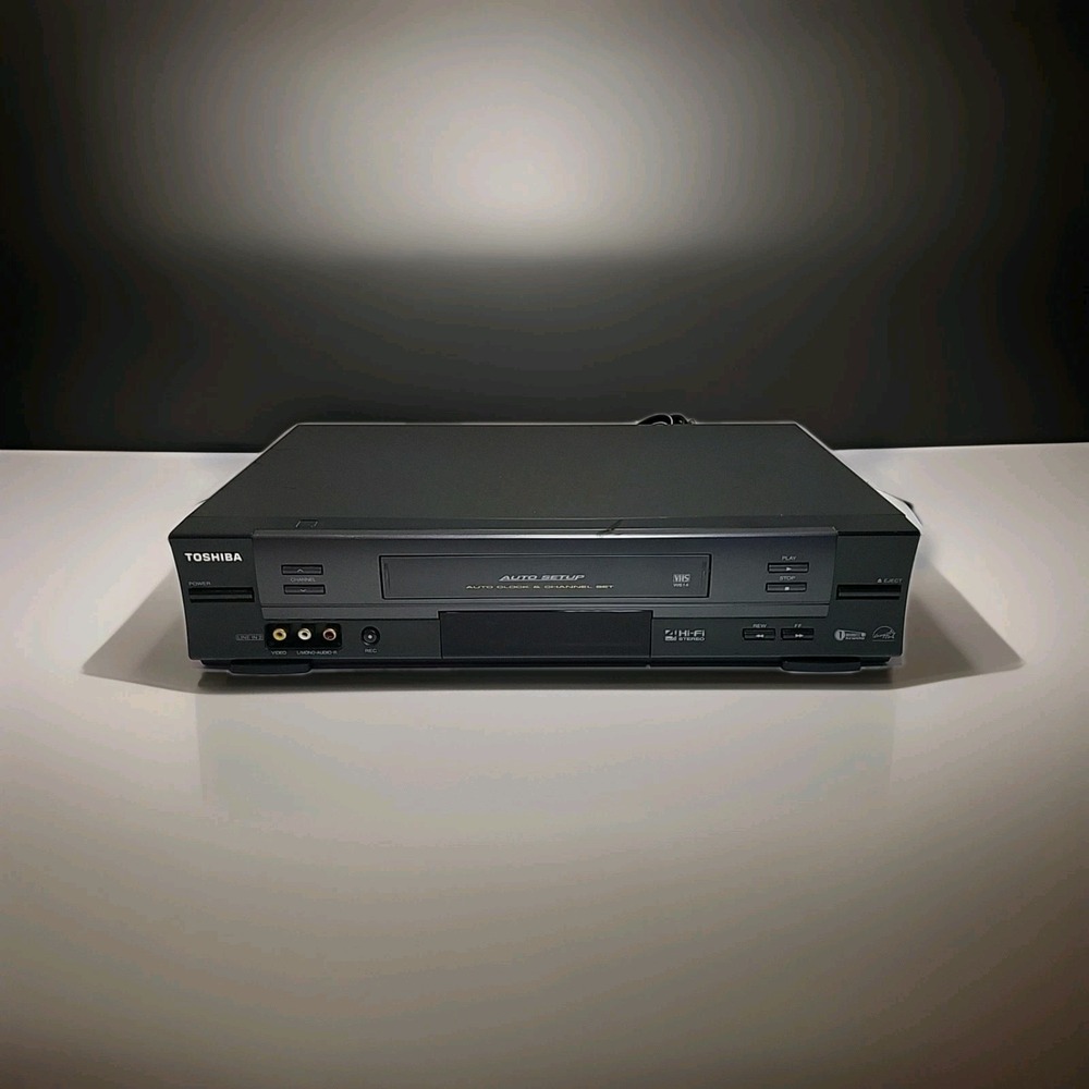 Toshiba W-614R VHS 4 Head VCR Video Cassette Recorder Player "For Parts"